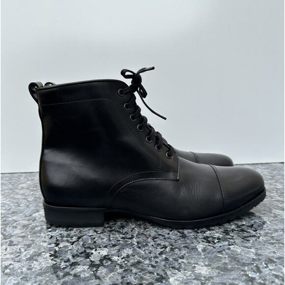 Wolf and Shepherd Leather Black Men’s size 8 Made In Portugal